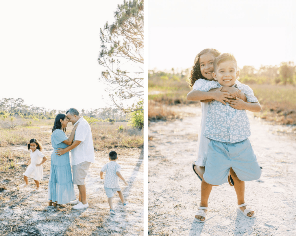 Family session at Crestwood park in Royal Palm Beach FL
Little Ones Laughing During a Family Session